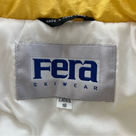 FERA women’s skiwear vintage 90’s ski coat size 16 - Picture 4 of 9
